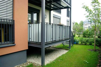 Yorckhof: Exklusive 2-Zimmer-EG-Wohnung mit Balkon und eigenem Garten