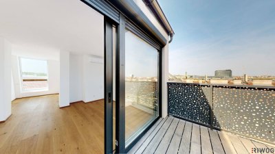 BEZUGSFERTIG // 4 Zimmer DG-Wohnung mit Terrasse // Klima, Luft-Wärme-Pumpe, elektrische Außenbeschattung (Top 24)