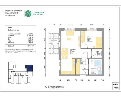 01 - Schöne 2-Zimmerwohnung mit Terrasse