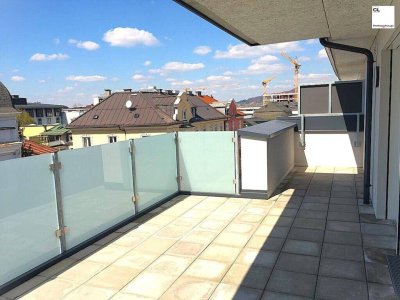 Sehr helle, sonnige, schöne und zentral gelegene Neubau-Terrassenwohnung in Schallmoos, nahe Andräviertel (Salzburg Stadt)