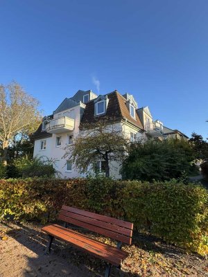 2 Raum Wohnung mit Balkon und Gartennutzung nahe der Elbe