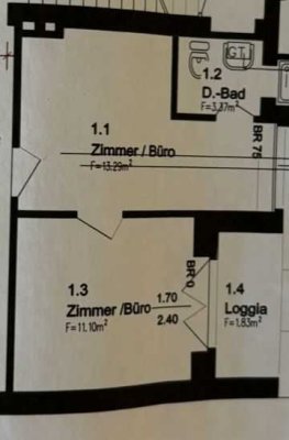 KLEINES APPARTEMENT IN ZENTRLER STADTLAGE - FÜR PENDLER ODER AUCH ALS BÜRO GEEIGNET