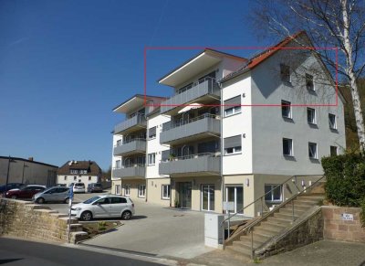 Moderne 3-Zimmer Wohnung mit großem Balkon in zentraler Lage in Gemünden zu vermieten!