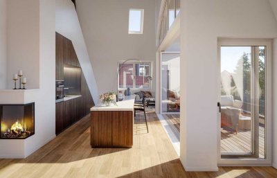 BEEINDRUCKENDES PENTHOUSE IN PERFEKTER RUHIGER & ZENTRALER LAGE