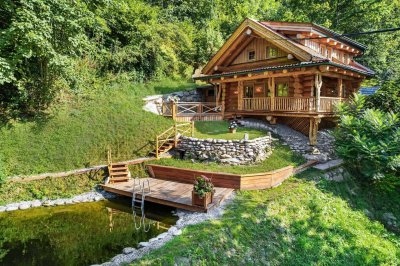 Das Rundholzhaus der Extraklasse in Oberkärnten - Handmade!