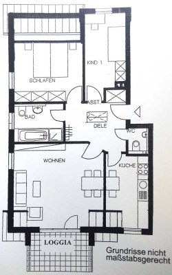 Schöne 3-Zimmer-Wohnung mit Balkon/Logia in Marienheide