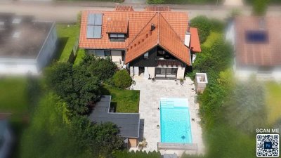 Traumhaus das keine Wünsche offen lässt - Ein-/Zweifamilienhaus mit Pool & Gartensauna