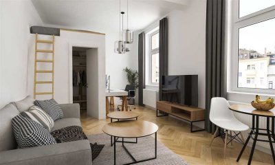 Bequem und Zentral: 2-Zimmer-Wohnung in Düsseldorf Flingern Kernsanierung