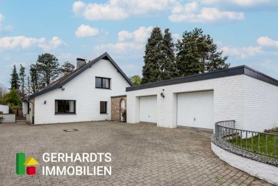 Außen dezent, innen brillant – modern: Pool, Sauna, Wohnambiente mit Urlaubsflair – Brüggen ganz nah