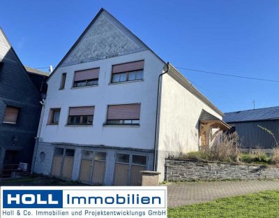 *** Provisionsfrei *** Interessantes 1-Fam.-Haus mit großer Garage/Werkstatt in Deuselbach