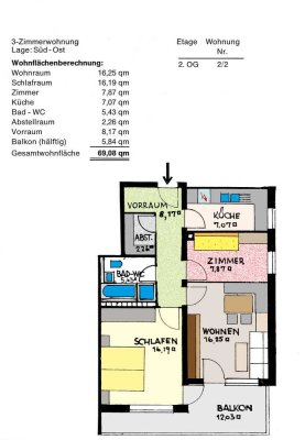 3 Zimmerwohnung im herrlichen Allgäu mit schöner Sicht