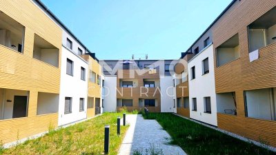 Anlegerwohnung: Vermietete 2-Zimmer-Wohnung mit Loggia und Garage im Erstbezug