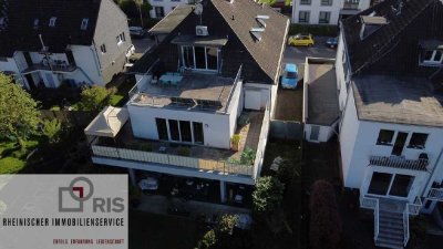 Schicke Wohnung mit toller Rundumdachterrasse und Blick ins Grüne