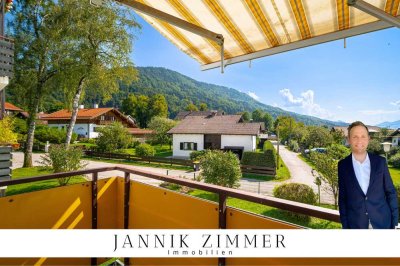 Sofort bezugsfrei - Charmante 2-Zimmer-Wohnung mit Bergblick & Garage