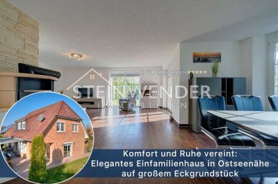 Komfort und Ruhe vereint: Elegantes Einfamilienhaus in Ostseenähe auf großem Eckgrundstück