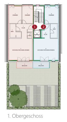 2-Zimmer-Wohnung | Neubau | Karlsruhe-Südweststadt