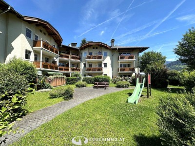 5700 Zell am See/ Schüttdorf: helle 3-Zimmer - Wohnung ca. 80m² mit Tiefgarage, Erdgeschoß-Rollstuhlgerecht, Allgemeingarten, Spielplatz,