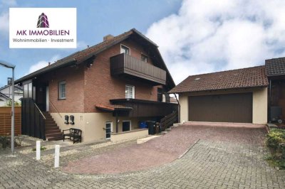 *MK IMMOBILIEN* Modernisierungsbedürftiges Einfamilienhaus mit ELW und großem Grundstück in Leeheim!