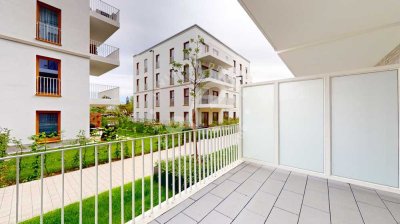 VIDO | 2-Zi.-Erdgeschosswohnung mit eigener Terrasse – zentral und dennoch im Grünen!