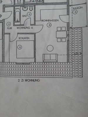 2-Zimmer-Wohnung in Mettingen (Esslingen am Neckar) mit Stellplatz