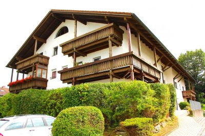 Ruhige Erdgeschosswohnung mit tollem Ausblick im Herzen des Bayerischen Waldes