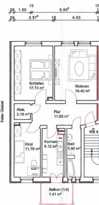 Ansprechende 3-Zimmer-Wohnung mit Balkon in Zittau