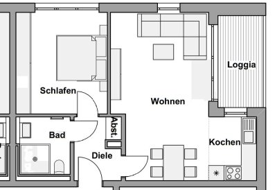 Neubau: 2-Zimmer Servicewohnung in Weilerswist