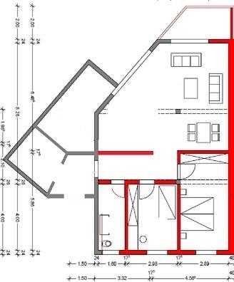 Modernisierte Wohnung mit dreieinhalb Zimmern und Balkon in Leutenbach