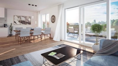 Neue, sonnige und zentrale 3 Zimmer Wohnung + Balkon und Tiefgaragen Platz zum mieten