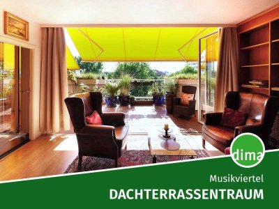 Traumhafte Penthouse-Maisonette mit 2 Terrassen, Kamin u. v. m.