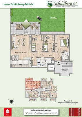 Schildberg 66 
Neubau von 17 Eigentumswohnungen