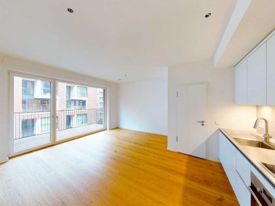 HafenCity Hamburg: Exklusive 2-Zimmer-Wohnung mit EBK und Balkon