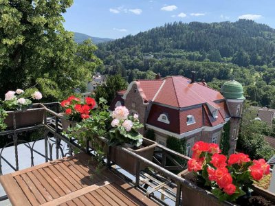 Attraktive Dachgeschosswohnung mit traumhaftem Ausblick in 1A Lage in Baden-Baden