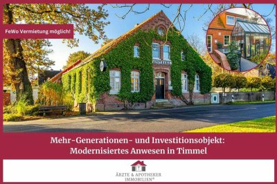 Mehr-Generationen- und Investitionsobjekt: Modernisiertes Anwesen in Timmel