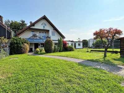 Zweifamilienhaus mit Garten und vermieteter Dachgeschosswohnung