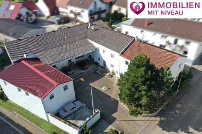 Die seltene Gelegenheit ! Großes  Mehrfamilienhaus mit  KFZ-Werkstatt vor den Toren Dillingen´s !!!