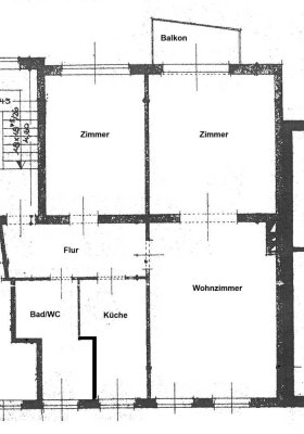 3 Zimmer-Stadtwohnung mit Balkon, Eutin-Fußgängerzone