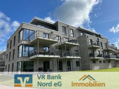 Kappeln - Schleiterrassen: 
Hochwertige 2-Zimmer Etagenwohnung mit Balkon / 1.OG