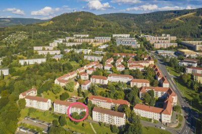 3 Raum Wohnung mit Balkon und toller Aussicht auf den Hausberg