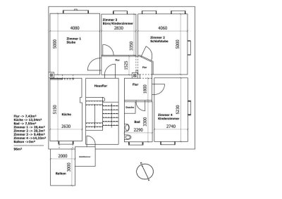 Ansprechende 4-Zimmer-Wohnung mit Balkon und EBK in Zittau