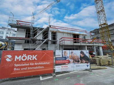 Rohbaufertigstellung: Elegante 4 Zimmer-Wohnung mit Balkon in zentraler Lage von Winnenden