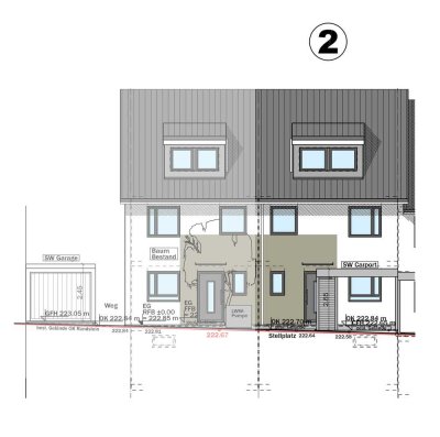 RMH in Heitersheim  / NEUBAU / schlüsselfertig mit Keller / KFW40 /