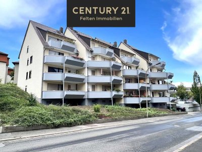 KAPITALANLAGE IN BESTLAGE VON ALZEY - VERMIETETE 2 ZIMMER WOHNUNG MIT BALKON