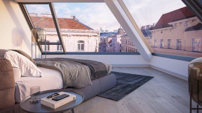 ESSENZ NO. 1 - Die neue Avantgarde des Wohnens - Luxuriöse 3-Zimmer-Wohnung mit Dachterrasse und eigenem Liftzugang