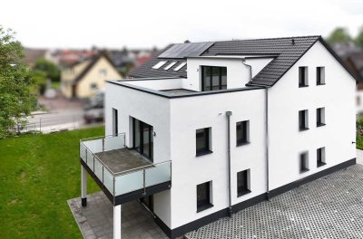 - KfW förderfähig - Barrierefreie DG-Wohnung, 42m² West-Dachterrasse mit Blick ins Grüne