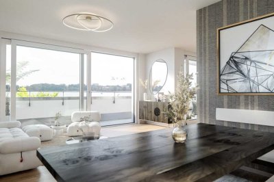 Fantastischer Havel-Blick: Neubau-Penthouse mit großer Dachterrasse – Eiswerder – TOP Ausstattung!