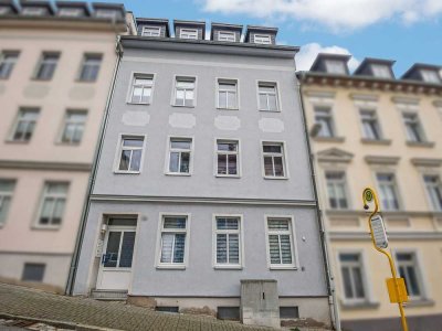 Großzügige 2-Zimmer-Wohnung in guter Lage: Vermietete Altbauwohnung in Gera Südhang