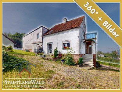 Einfamilienhaus mit Weitblick am Feldrand in Donsieders