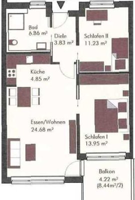 Ansprechende 3-Zimmer-Wohnung mit Einbauküche in Leutkirch im Allgäu