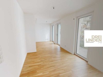 ++ ERSTBEZUG: Stilvolle 2-Zimmer-Wohnung mit Balkon und viel Tageslicht im Wohnquartier DREILINDE...